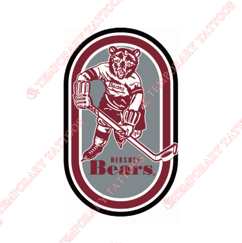 Hershey Bears Customize Temporary Tattoos Stickers NO.9049
